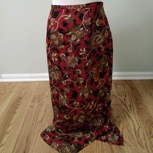 Harolds Floral Silk Skirt